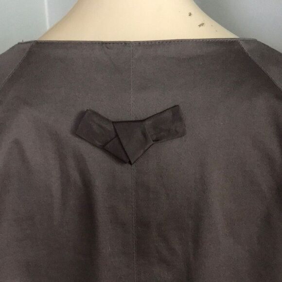 Baraschi deep taupe short jacket/ribbon buttons M - Picture 5 of 8